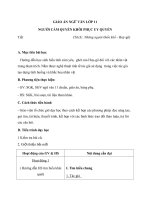 Giáo án Ngữ văn 11 tuần 28 bài: Người cầm quyền khôi phục uy quyền  V. Huy gô