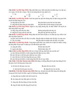 Bộ câu lý thuyết môn Vật Lý tách từ đề thi thử 2018 Lớp 12 có lời giải chi tiết