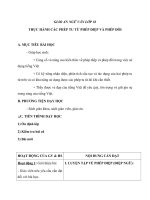 Giáo án Ngữ văn 10 tuần 31 bài: Thực hành biện pháp tu từ phép điệp và phép đối