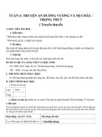 Giáo án Ngữ văn 10 tuần 4: Truyện An Dương Vương và Mỵ Châu Trọng Thủy