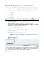 Bài tập cơ bản   b011201 – chuyển động của con lắc đơn trong trường trọng lực 