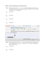 B070203 – tính toán về năng lượng tỏa ra trong phản ứng hạt nhân 