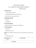 Giáo án Ngữ văn 10 tuần 21 bài: Hiền tài là nguyên khí quốc gia  Thân Nhân Trung