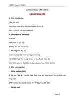 Giáo án Ngữ văn 11 tuần 24 bài: Luyện tập  Tiểu sử tóm tắt