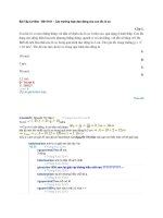 Bài tập cơ bản   b011101 – các trường hợp dao động của con lắc lò xo 