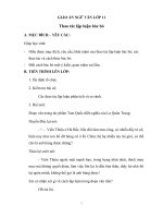 Giáo án Ngữ văn 11 tuần 21 bài: Luyện tập  Thao tác lập luận bác bỏ