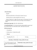 Giáo án Ngữ văn 10 tuần 4: Lập dàn ý bài văn tự sự