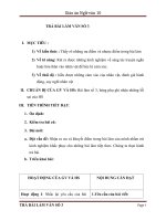 Giáo án Ngữ văn 10 tuần 16: Trả bài làm văn số 3