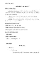 Giáo án Ngữ văn 10 tuần 11: Trả bài làm văn số 2, ra đề bài số 3