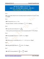 ĐÁP án – LUYỆN đề cơ bản – đề số 3 