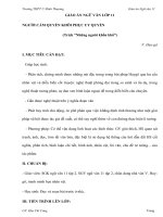 Giáo án Ngữ văn 11 tuần 28 bài: Người cầm quyền khôi phục uy quyền  V. Huy gô