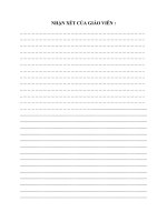 báo cáo thực tập kế toán hàng tồn kho công ty tnhh tư vấn đào tạo tdc