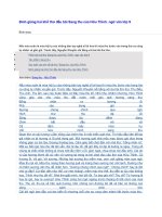 Bình giảng hai khổ thơ đầu bài sang thu của hữu thỉnh