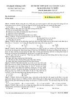 De thi thu THPT quoc gia 2019 mon vat ly truong THPT chuyen bac lieu  lan 1 82815 2262019112129AM 