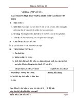 Giáo án Ngữ văn 10 tuần 2: Viết bài làm văn số 1