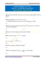 ĐÁP án   LUYỆN đề cơ bản – đề số 6 