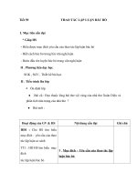 Giáo án Ngữ văn 11 tuần 21 bài: Luyện tập  Thao tác lập luận bác bỏ