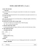 Giáo án Ngữ văn 10 tuần 2: Viết bài làm văn số 1