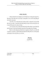 Phân tích, thiết kế hệ thống thông tin quản lý tài sản cố định tại Công Ty CP Thức Ăn Chăn Nuôi Thái Dương