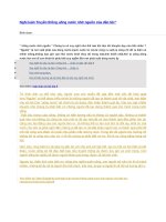 Nghị luận truyền thống uống nước nhớ nguồn của dân tộc