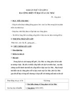 Giáo án Ngữ văn 11 tuần 30 bài: Ba cống hiến vĩ đại của Các Mác  Tổng hợp giáo án hay nhất