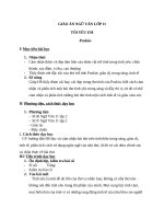 Giáo án Ngữ văn 11 tuần 26 bài: Tôi yêu em  Puskin