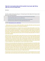 Phân tích và cảm nghĩ về nhân vật phương định trong truyện ngắn những ngôi sao xa xôi của lê minh khuê