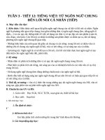 Giáo án Ngữ văn 11 tuần 3: Từ ngôn ngữ chung đến lời nói cá nhân (tiếp)