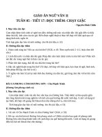 Giáo án Ngữ văn 11 tuần 5: Đọc thêm: Chạy giặc