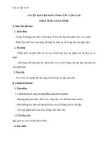 Giáo án Ngữ văn 11 tuần 11: Luyện tập vận dụng kết hợp các thao tác lập luận phân tích và so sánh