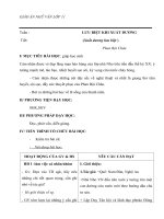 Giáo án Ngữ văn 11 tuần 19 bài: Lưu biệt khi xuất dương  Phan Bội Châu