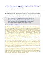 Dựa vào nội dung tác phẩm lặng lẽ sa pa của nguyễn thành long hãy đóng vai nhân vật cô kĩ sư để kế lại câu chuyện