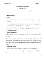 Giáo án Ngữ văn 11 tuần 26 bài: Tôi yêu em  Puskin