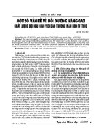 1mot so van de ve boi duong nang cao chat luong doi ngu giao vien cac truong mam non tu thuc