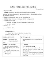 Giáo án Ngữ văn 11 tuần 2: Tự tình (bài II)