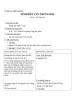 Giáo án Ngữ văn 11 tuần 16: Vĩnh biệt Cửu trùng đài (Trích Vũ Như Tô)