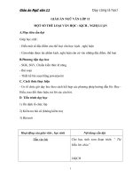 Giáo án Ngữ văn 11 tuần 22 bài: Một số thể loại văn học  Kịch  Nghị luận