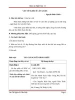 Giáo án Ngữ văn 11 tuần 6: Văn tế nghĩa sĩ Cần Giuộc (phần tác phẩm)