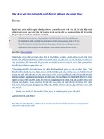 Hãy kể về việc làm mà nhờ đó mình đem lại niềm vui cho người khác