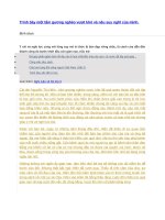 Trình bày một tấm gương nghèo vượt khó và nêu suy nghĩ của mình