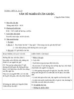 Giáo án Ngữ văn 11 tuần 6: Văn tế nghĩa sĩ Cần Giuộc (phần tác phẩm)
