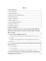 Sử dụng môi trường chữ viết nhằm thúc đẩy khả năng tiền đọc viết cho trẻ mẫu giáo