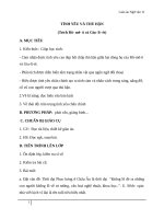 Giáo án Ngữ văn 11 tuần 17: Tình yêu và thù hận (Trích Rômêô và Giuliét)