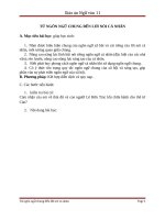 Giáo án Ngữ văn 11 tuần 1: Từ ngôn ngữ chung đến lời nói cá nhân