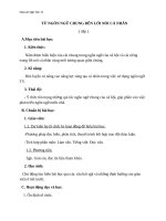 Giáo án Ngữ văn 11 tuần 3: Từ ngôn ngữ chung đến lời nói cá nhân (tiếp)