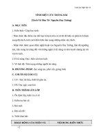 Giáo án Ngữ văn 11 tuần 16: Vĩnh biệt Cửu trùng đài (Trích Vũ Như Tô)