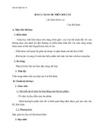 Giáo án Ngữ văn 11 tuần 4: Bài ca ngắn đi trên bãi cát (Sa hành đoản ca)