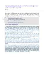 Phân tích truyện bến quê của nguyễn minh châu làm nổi rõ những nỗi niềm những tiếng thương làm ta xúc động