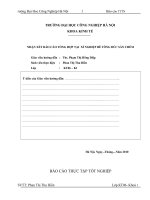 Báo cáo tình hình sự phát triển của Công ty Bê Tông xây dựng Hà Nội