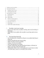 Phân tích thiết kế hệ thông thông tin quản lý bán hàng siêu thị